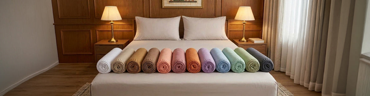 Fitted Plain Bedsheets