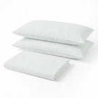 Sofia Home Textiles Bedsheets - Sofia Single Plain Bedsheet Set 3 Pieces (180 × 240 cm), White color, main product image - مفروشات صوفيا - ملايات - طقم ملاية صوفيا سادة سنجل  3 قطع (180 × 240 سم)، لون أبيض، صورة رئيسية