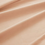 Sofia Home Textiles Bedsheets - 100% microfiber texture of Sofia Single Plain Bedsheet Set 3 Pieces (180 × 240 cm) in Orange, close-up shot - مفروشات صوفيا - ملايات - ملمس مايكروفايبر 100% في طقم ملاية صوفيا سادة سنجل  3 قطع (180 × 240 سم) باللون برتقالي، لقطة مقربة