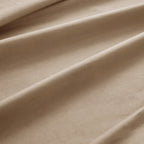 Sofia Home Textiles Bedsheets - 100% microfiber texture of Sofia Double Plain Bedsheet Set 5 Pieces (240 × 260 cm) in Café, close-up shot - مفروشات صوفيا - ملايات - ملمس مايكروفايبر 100% في طقم ملاية صوفيا سادة دبل  5 قطع (240 × 260 سم) باللون كافيه، لقطة مقربة