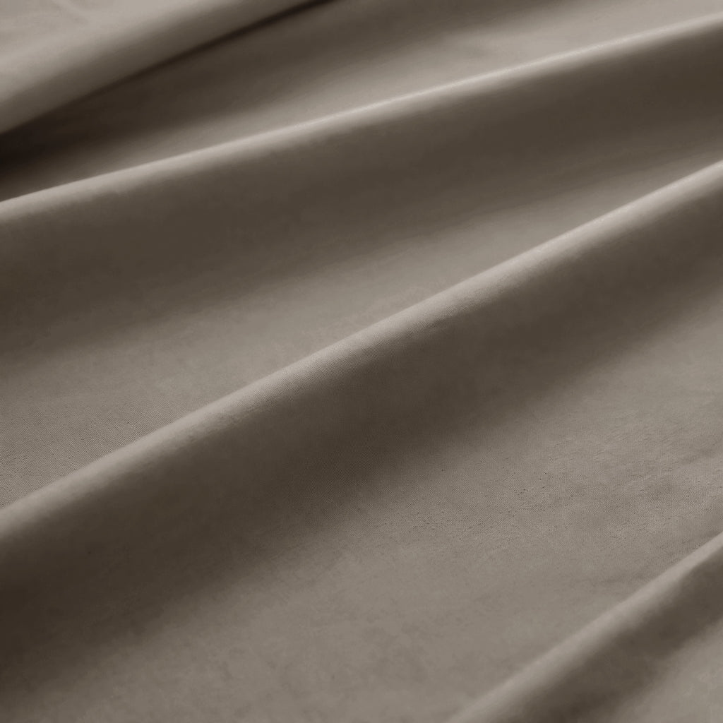 Sofia Home Textiles Bedsheets - 100% microfiber texture of Sofia Single Plain Bedsheet Set 3 Pieces (180 × 240 cm) in Camel, close-up shot - مفروشات صوفيا - ملايات - ملمس مايكروفايبر 100% في طقم ملاية صوفيا سادة سنجل  3 قطع (180 × 240 سم) باللون جملي، لقطة مقربة