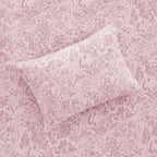 Sofia Home Textiles Printed Bedsheets - pattern details of Sofia Flowers printed double bedsheet set in Rose - مفروشات صوفيا - ملايات مطبوعة - تفاصيل نقشة طقم ملاية صوفيا ورد دبل باللون وردي