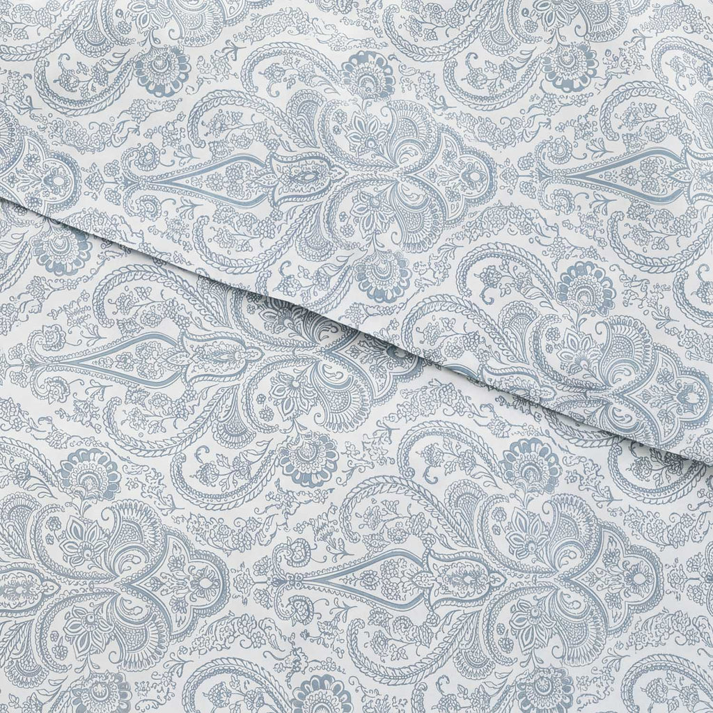 Sofia Printed Double Flat Bedsheet Set (240 x 260 cm) 4 Pcs Small Paisley