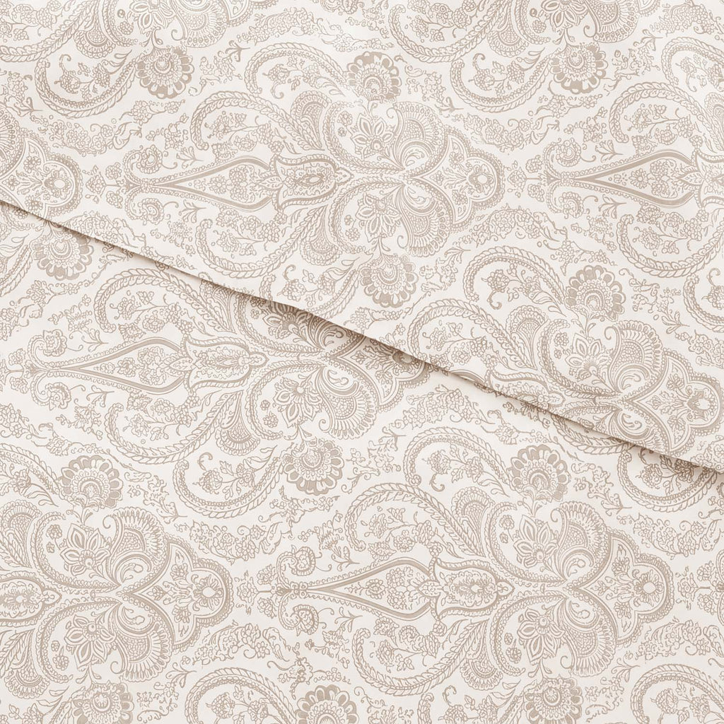 Sofia Printed Double Flat Bedsheet Set (240 x 260 cm) 4 Pcs Small Paisley