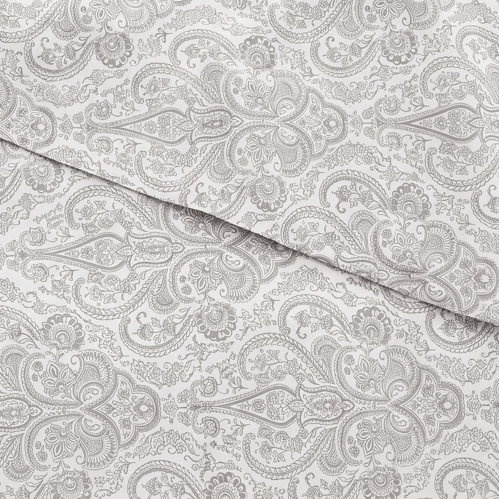 Sofia Printed Double Flat Bedsheet Set (240 x 260 cm) 4 Pcs Small Paisley