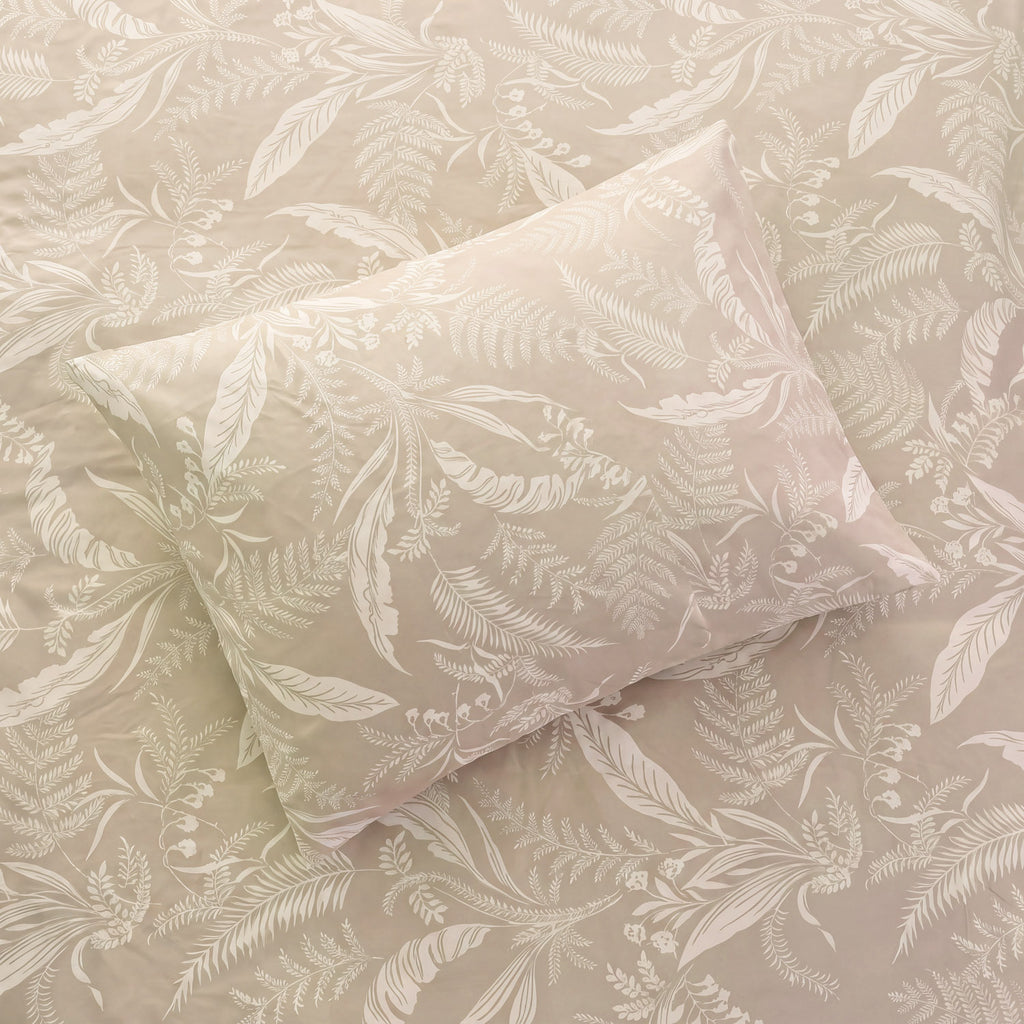 Sofia Home Textiles Printed Bedsheets - pattern details of Sofia Tree Branches printed double bedsheet set in Beige - Sofia Home Textiles Printed Bedsheets - pattern details of Sofia Tree Branches printed double bedsheet set in Beige