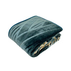 Sofia Yakouta 2-Ply Double Blanket (220x240) Floral Leaves