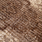 Sofia Home Textiles Blankets - Sofia Zumurruda 2-Ply Double Blanket (240 × 220 cm) Classic Ornament in Brown pattern details - ر\مفروشات صوفيا - بطاطين - تفاصيل نقشة بطانية صوفيا زمردة دبل طبقتين (240 × 220 سم) زخرفة كلاسيك باللون بني